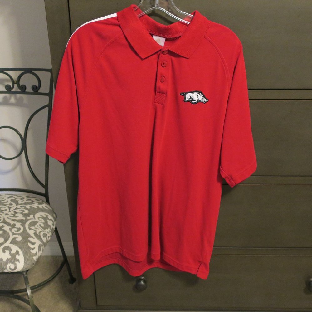 Arkansas ADIDAS Polo Logo Shirt 🚨🚨BOGO 🚨🚨